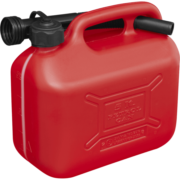 Sealey Plastic Fuel Can 5l Red