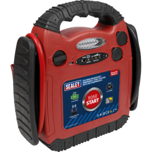 Sealey RS132 RoadStart Emergency Jump Starter, Power Pack and Compressor Pump 12v