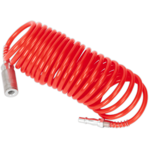 Sealey SA305 Quick Release Coiled Air Line Hose 5mm 5m