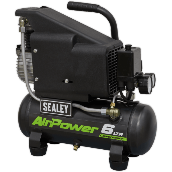 Sealey SAC0610E Air Compressor 6 Litre 240v