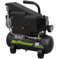 Sealey SAC0610E Air Compressor 6 Litre 240v