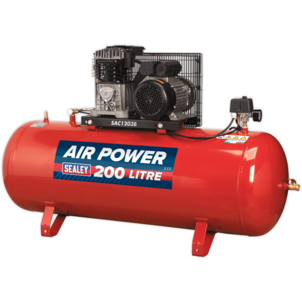 Sealey SAC1203B Air Compressor 200 Litre 240v
