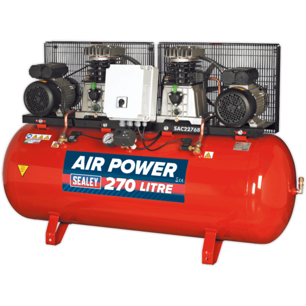 Sealey SAC2276B Air Compressor 270 Litre 240v