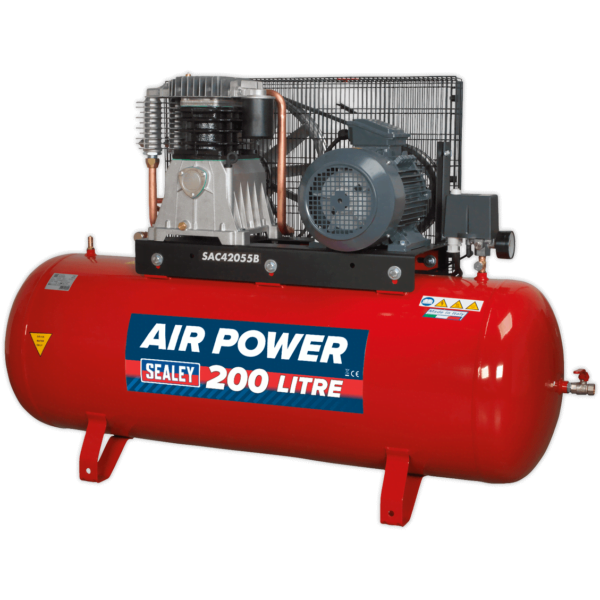 Sealey SAC42055B Air Compressor 200 Litre 415v