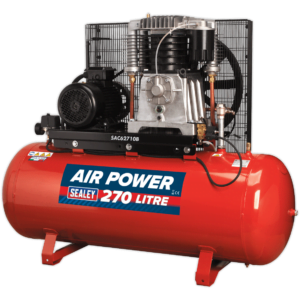 Sealey SAC62710B 3 Phase Electric Air Compressor 270 Litre 415v