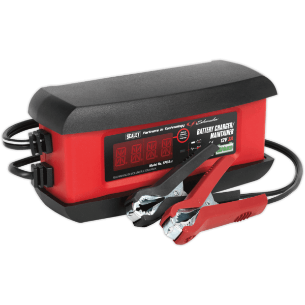 Sealey SPI3S Car Battery Charger and Maintainer 12v