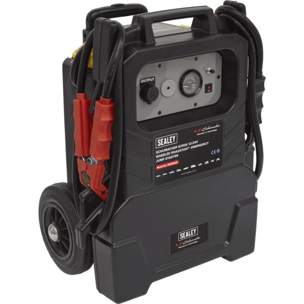 Sealey Schumacher PBIW6200 Wheeled Roadstart Emergency Power Pack 12v or 24v