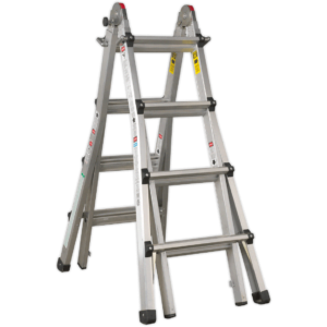 Sealey Telescopic 4 Way Combination Ladder 4.5m