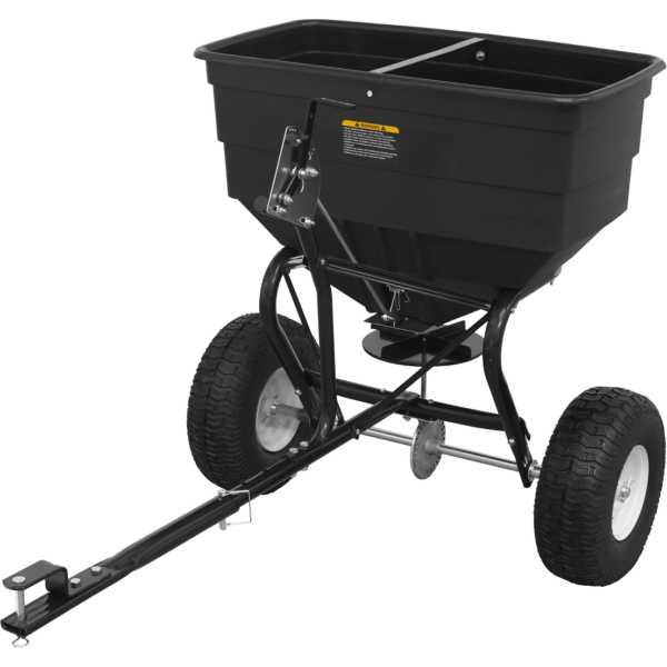 Sealey Tow Behind Feed, Grass and Salt Broadcast Spreader 80kg