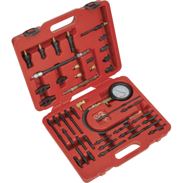 Sealey VSE3155 Petrol and Diesel Engine Master Compression Test Kit