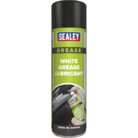 Sealey White Grease Lubricant Spray 500ml Pack of 6