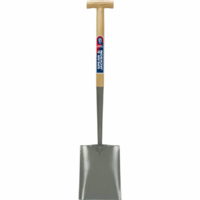 Spear and Jackson Neverbend Solid Socket Square Mouth Contractors Shovel