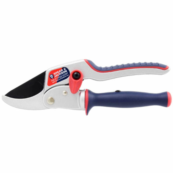 Spear and Jackson Razorsharp Advance Ratchet Action Anvil Secateurs