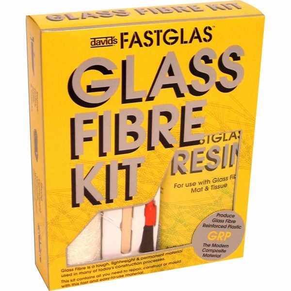 UPO Isopon Fastglas Resin and Glass Fibre Kit L