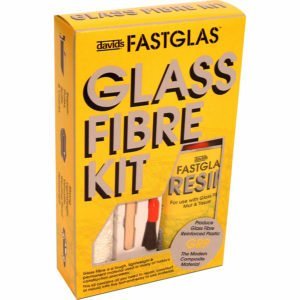 UPO Isopon Fastglas Resin and Glass Fibre Kit S