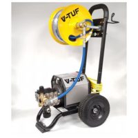 V-TUF V-TUF 240THR - Compact, Industrial, Mobile Electric Pressure Washer with 20m HOSE REEL - 1450psi, 100Bar, 12L/min - TSS (230V)