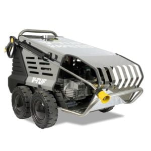 V-TUF V-TUF RAPIDMSH - 1900psi, 130Bar, 9L/min Professional Hot Water Industrial Mobile Pressure Washer - Fully Stainless cover & chassis (230V)