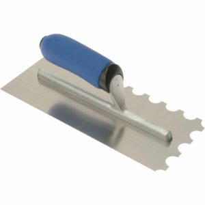 Vitrex Professional Stainless Steel 20mm Notched Adhesive Trowel 11" 4" 1/2"