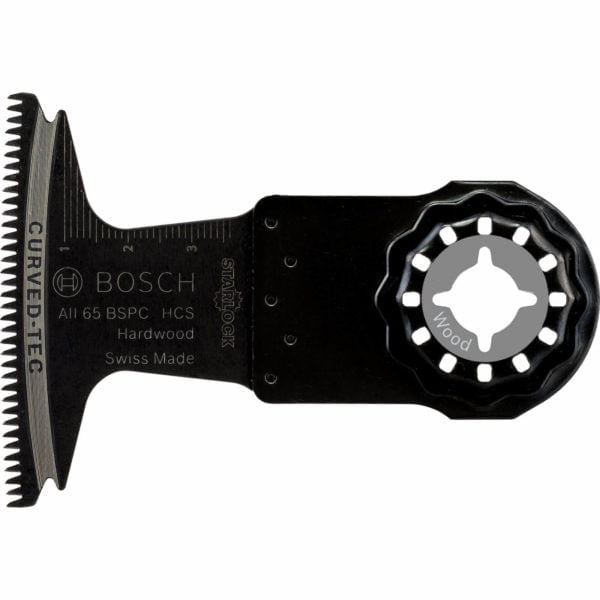 Bosch AII 65 BSPC HCS Hard Wood Starlock Oscillating Multi Tool Plunge Saw Blade 65mm Pack of 1
