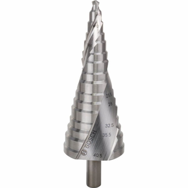 Bosch HSS Step Drill Bit 6mm - 40.5mm