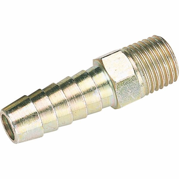 Draper PCL Tailpiece Air Line Fitting BSPT Male Thread 1/4" BSP 3/8" Pack of 1
