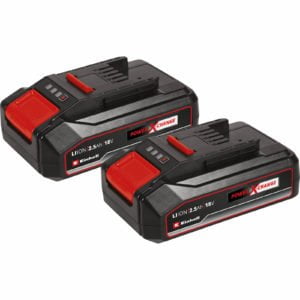 Einhell Genuine Power X-Change Twin Pack Cordless Batteries 2.5ah 2.5ah
