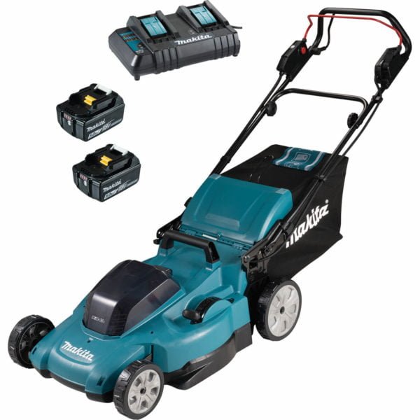 Makita DLM539 Twin 18v LXT Cordless Lawnmower 530mm 2 x 5ah Li-ion Charger