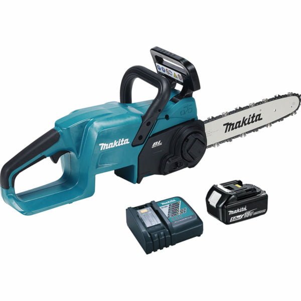 Makita DUC307 18v LXT Cordless Brushless Chainsaw 300mm 1 x 5ah Li-ion Charger