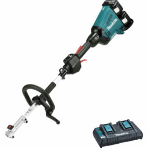 Makita DUX60 Twin 18v LXT Cordless Brushless Split Shaft Garden Multi Tool 2 x 5ah Li-ion Charger