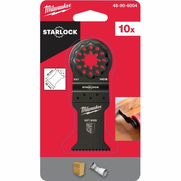 Milwaukee Starlock Oscillating Multi Tool Plunge Saw Blade 35mm Pack of 10