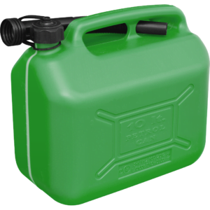 Sealey Plastic Fuel Can 10l Green