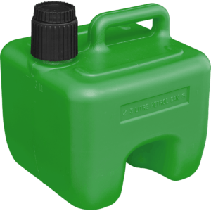 Sealey Stackable Plastic Fuel Can 3l Green