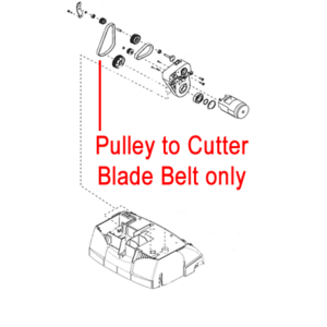 AL-KO 32VLE & 38VLE Scarifier Drive to Tines Belt (AK460294)