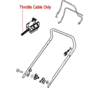 AL-KO Replacement Throttle Cable (AK333935)