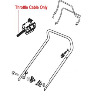 AL-KO Replacement Throttle Cable (AK333935)