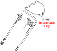 AL-KO Replacement Throttle Cable (AK470153)