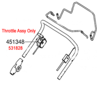 AL-KO Replacement Throttle Cable (AK531828)