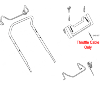 AL-KO Replacement Throttle Cable (AK545187)