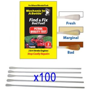 B3C Mechanic In A Bottle Petrol Test Swabs Pack of 100