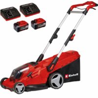 Einhell GE-CM 36/41 Li 36v Cordless Brushless Rotary Lawnmower 410mm 2 x 5.2ah Li-ion Charger