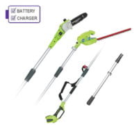 Greenworks 40v Long Reach Hedgecutter / Pruner c/w battery & charger