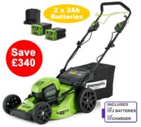 Greenworks GD60LM46SP 60v Self-Propelled Cordless Mower includes Battery and Charger