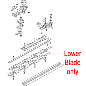 Kawasaki KHD600B Hedge trimmer Lower Blade