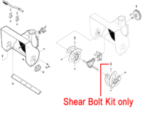 Stiga Snow Flake, Power & Blizzard Shear Bolt Kit 1812-9005-01