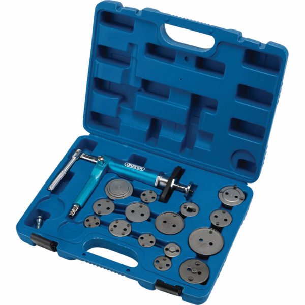 Draper 16 Piece Pneumatic Brake Caliper Wind Back Tool Kit