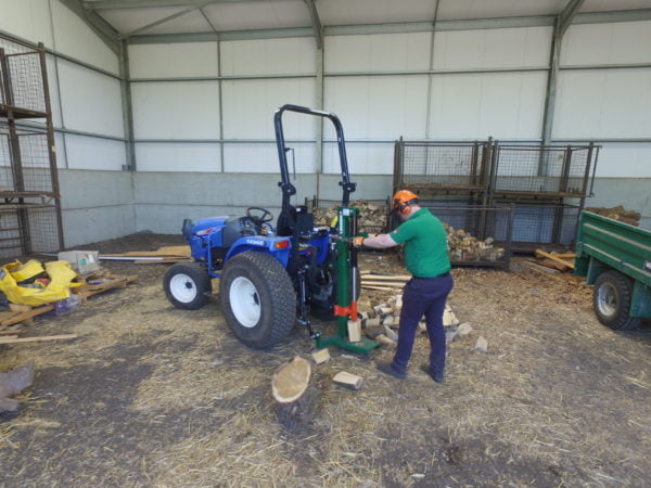 Wessex Hydraulic Log Splitter For A Compact Tractor