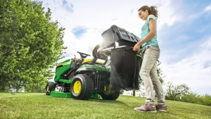 John Deere X127 Ride On Mower Optional Collector