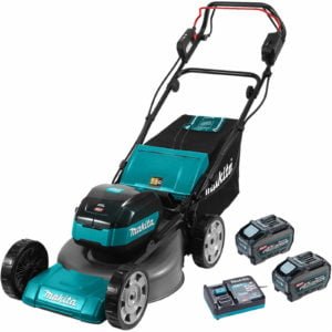 Makita LM001G 40v Max XGT Cordless Brushless Lawnmower 480mm 2 x 5ah Li-ion Charger