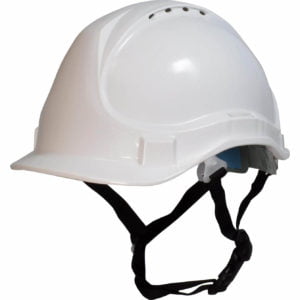 Scan Short Peak Safety Helmet White