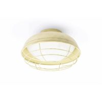 08-faro - Helmet 2-light off-white garden ceiling light